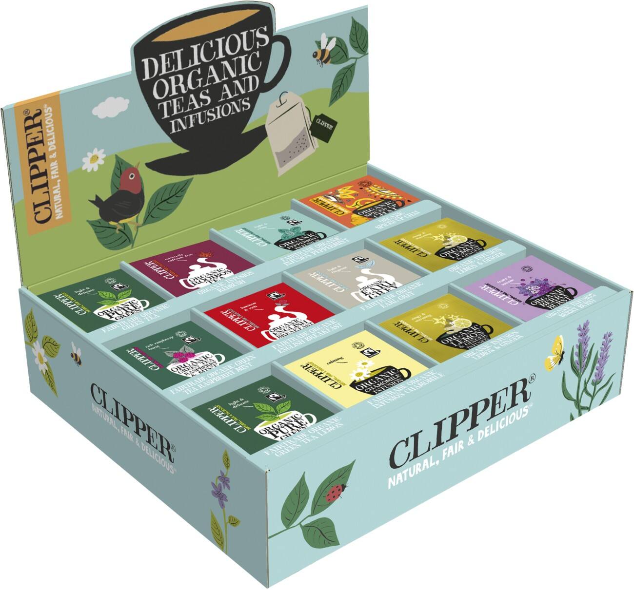 Clipper Thee Trial Box Assortiment Selectie 180 Theezakjes