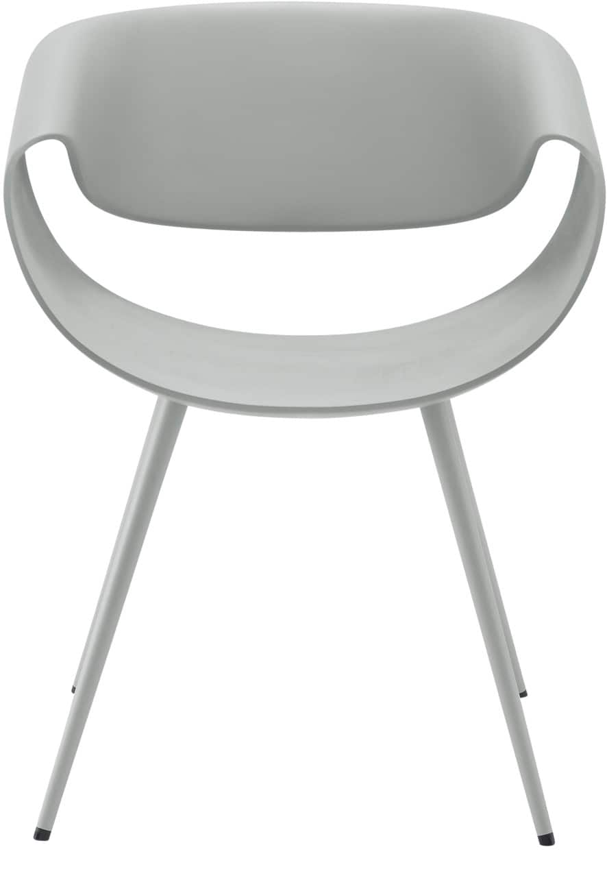 ZÜCO Stoel Kunststof Zonder armleuning Grijs 560 x 470 x 800 mm