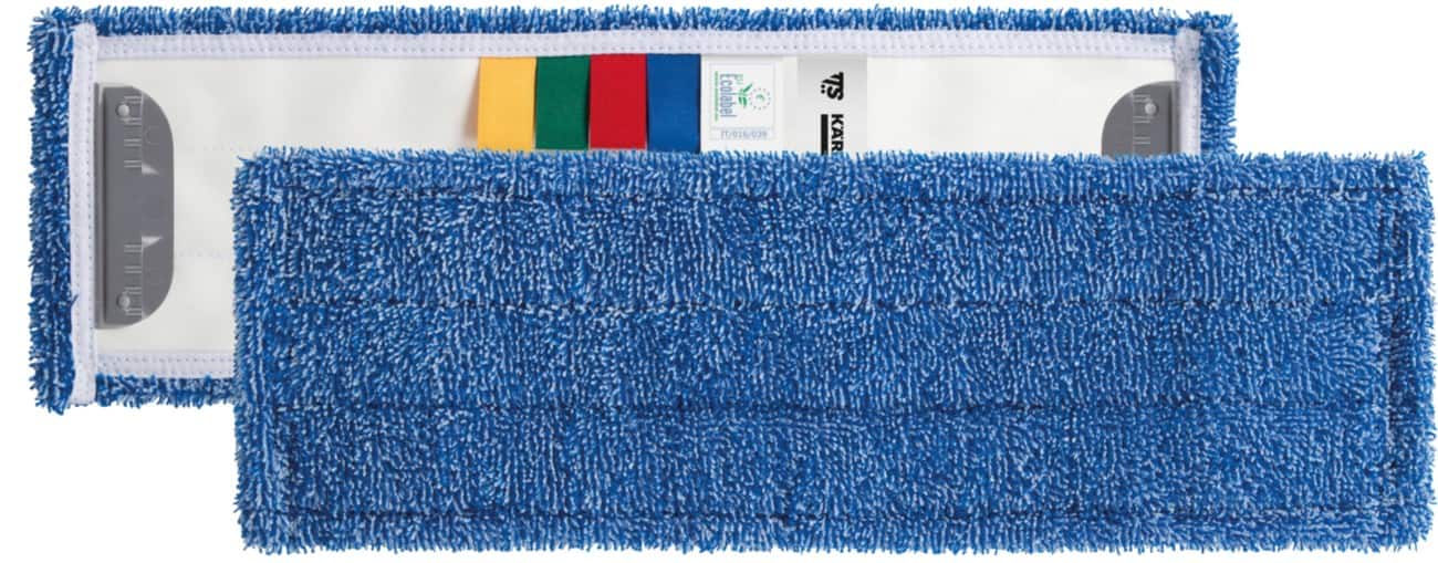 Kärcher Premium Safe microvezel-vloerwisser-overtrek Flex 40 cm blauw
