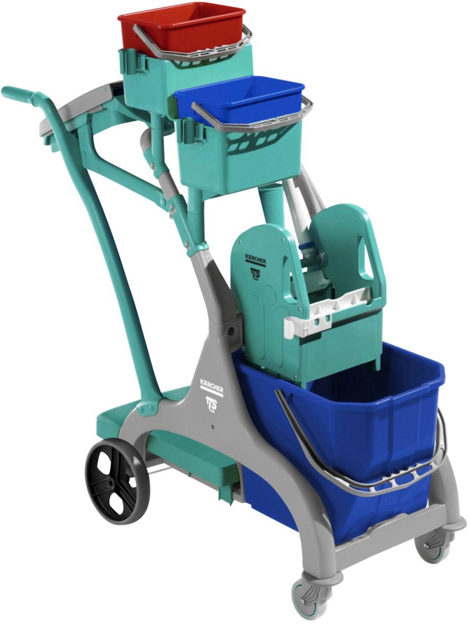 Kärcher Schoonmaakwagen 54 x 99 x 114 cm Blauw, groen