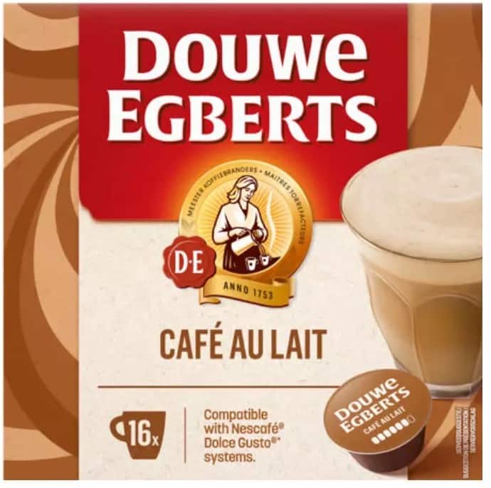 Douwe Egberts Dolce Gusto Café au Lait Koffiecups 16 Stuks