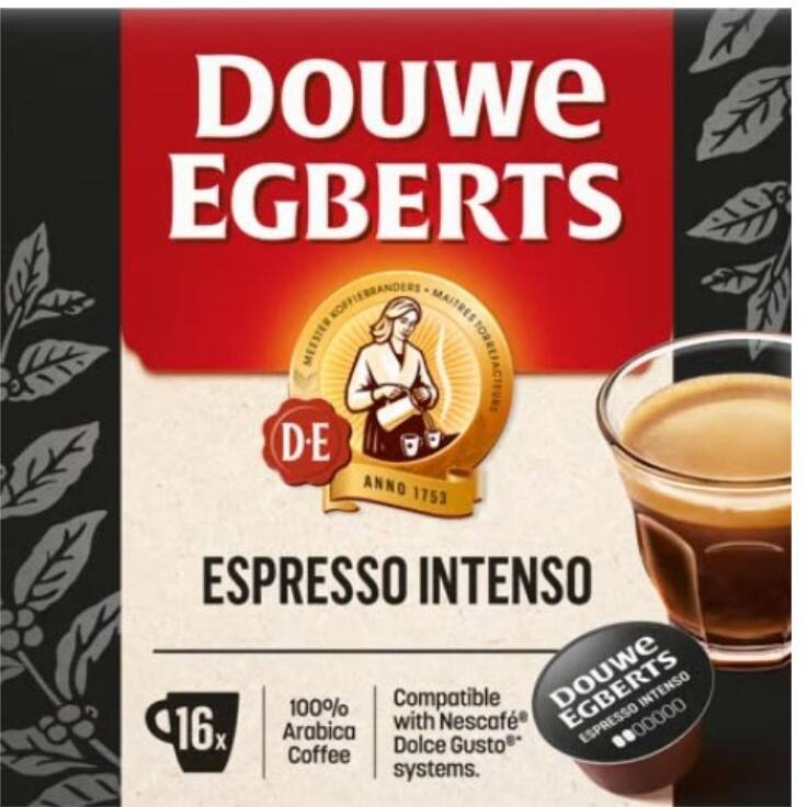 Douwe Egberts Dolce Gusto Koffiecups Espresso Intenso 16 Stuks
