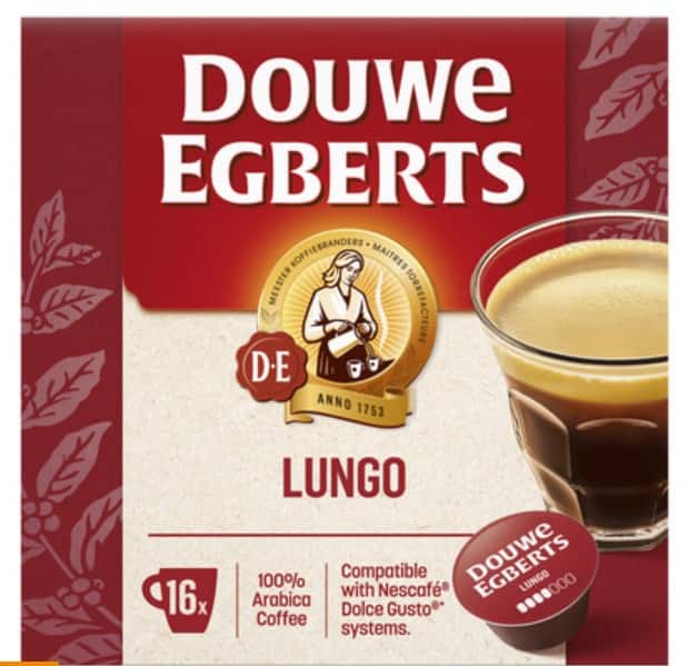Douwe Egberts Dolce Gusto Koffiecups Lungo 16 Stuks