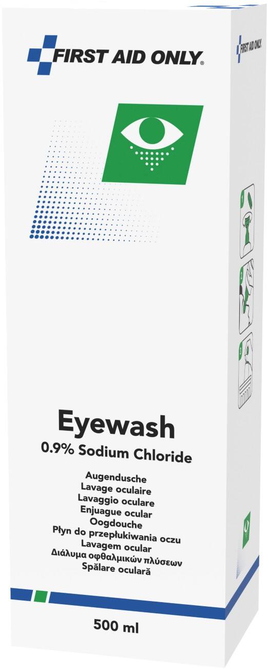First Aid Only Oogdouche Vloeistof NaCl 0,9% 500 ml