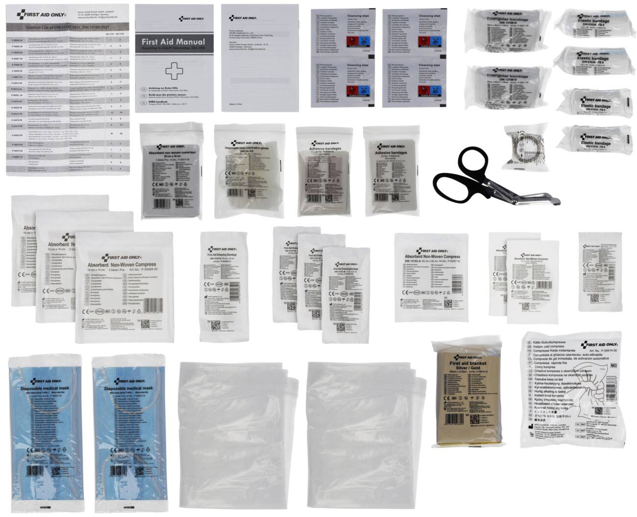 EHBO-set “First Aid Only” C Wit DIN 13157