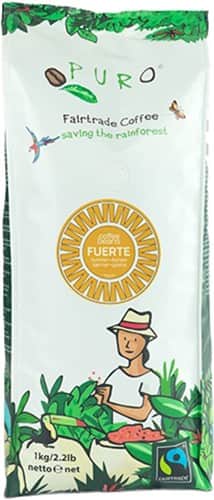 Puro Fuerte Koffiebonen Zakken Dark 1 kg