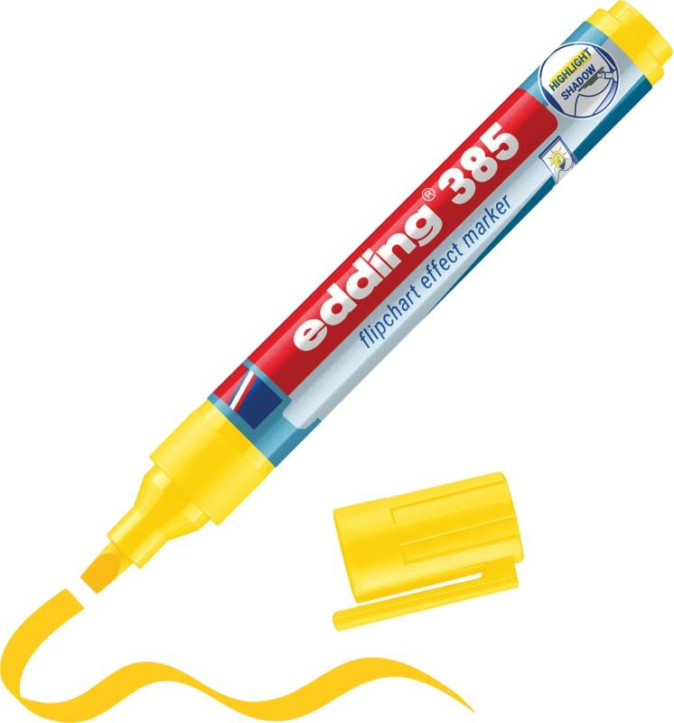 edding Effect 385 Flipovermarker Geel