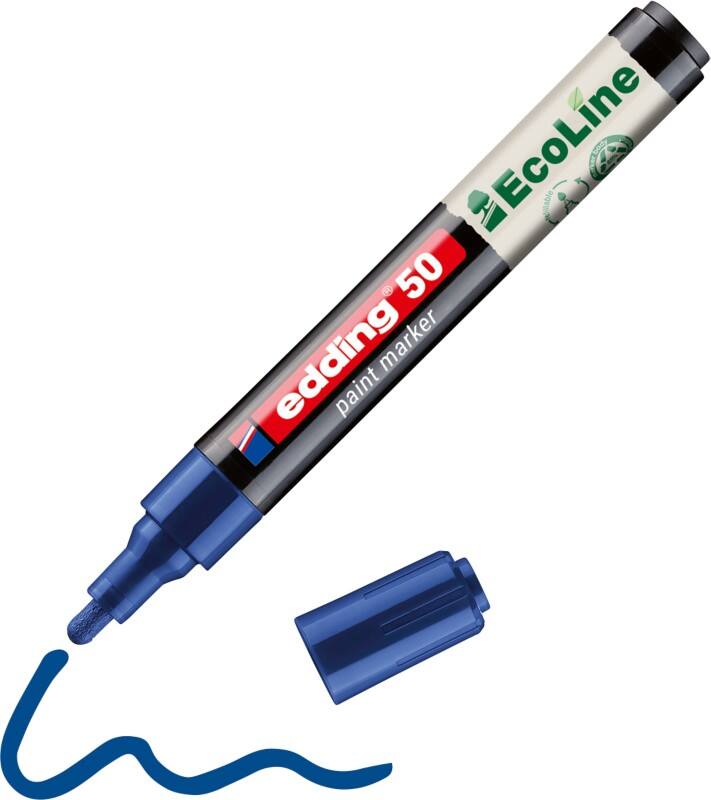 edding EcoLine 50 Permanent Lakmarker Blauw