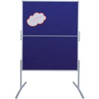 Franken Proline Presentatiebord Niet-magnetisch Vrijstaand 1250 mm (B) x 1900 mm (H) Vilt Blauw