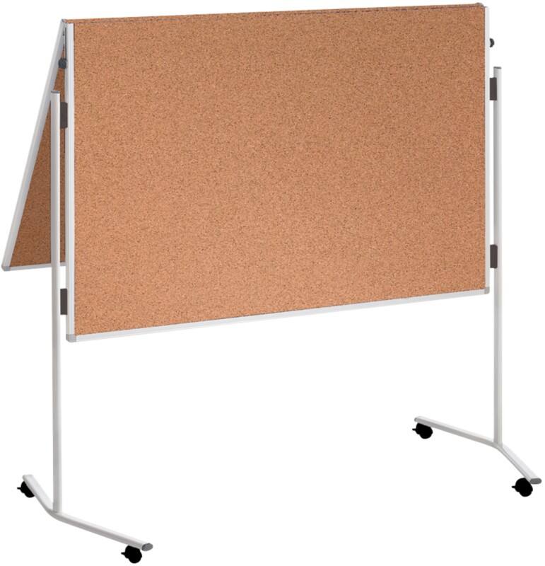 Franken Premiumline Kurk Presentatiebord Niet-magnetisch Vrijstaand 1280 mm (B) x 1950 mm (H) Aluminium Bruin