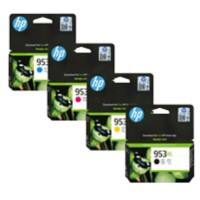 HP 953XL Origineel inktcartridge Zwart, cyaan, magenta, geel Multipack 4 Stuks