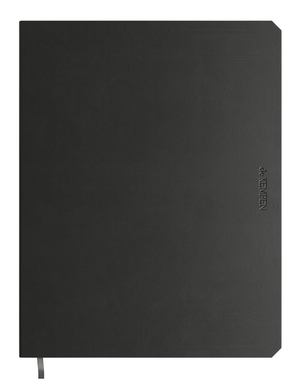 de KEMPEN Schrijfblok A5 Gelinieerd Gebonden Zijgebonden Zachte kaft Zwart 192 Pagina's