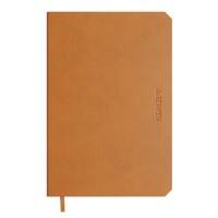 de KEMPEN Schrijfblok A6 Gelinieerd Gebonden Zijgebonden Zachte kaft Bruin 192 Pagina's