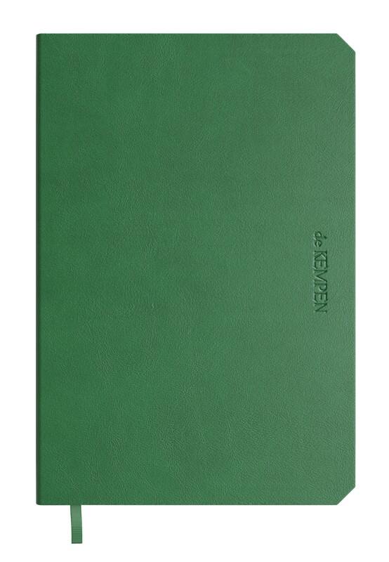 de KEMPEN Schrijfblok A6 Gelinieerd Gebonden Zijgebonden Zachte kaft Groen 192 Pagina's