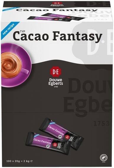 Douwe Egberts Cacao Fantasy Instant Warme chocolade Sticks 100 x 20 g