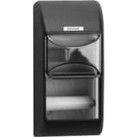 KATRIN KAT104452 Toiletroldispenser ABS (Acrylonitril Butadieen Styreen), PC (Polycarbonaat), POM (Polyoxymethyleen) Zwart