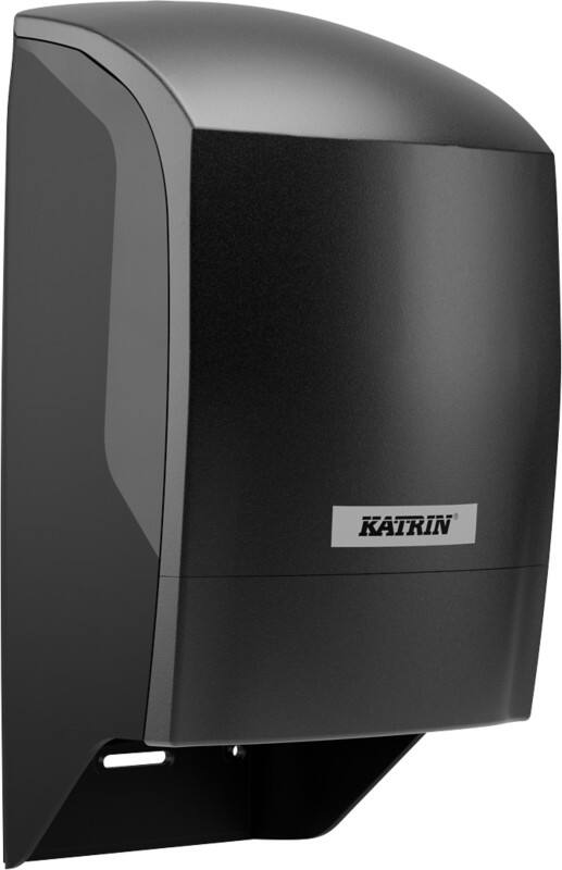 KATRIN KAT77519 Toiletroldispenser ABS (Acrylonitril Butadieen Styreen), PC (Polycarbonaat), POM (Polyoxymethyleen) Zwart
