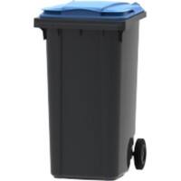 Afvalcontainer 240 L Blauw, grijs Kunststof