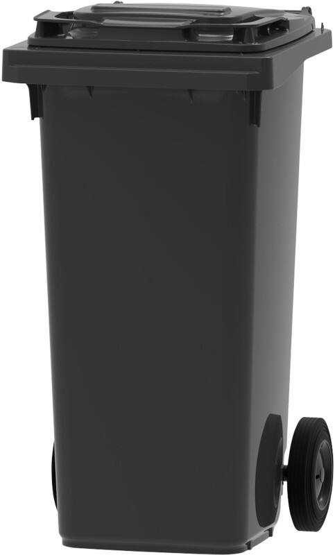 Afvalcontainer 120 L Grijs Kunststof