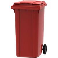 Afvalcontainer 240 L Rood Kunststof