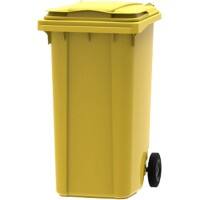 Afvalcontainer 240 L Geel Kunststof