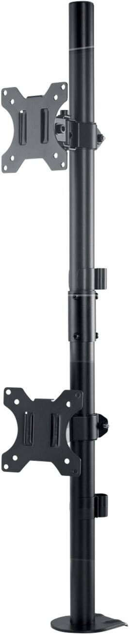 Kensington Dubbele Verticale Monitorarm Gestapeld K53802WW tot 32 inch Hoogteverstelbaar Zwart