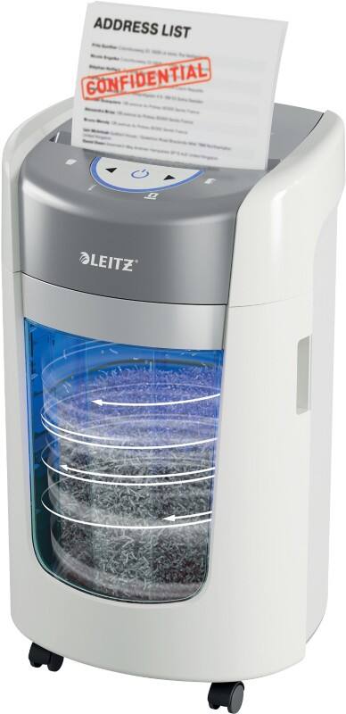 Leitz IQ OptiMax Home Office 225 Micro Cut Papierversnipperaar 6 Vellen Beveiligingsniveau P-5 15L 8358