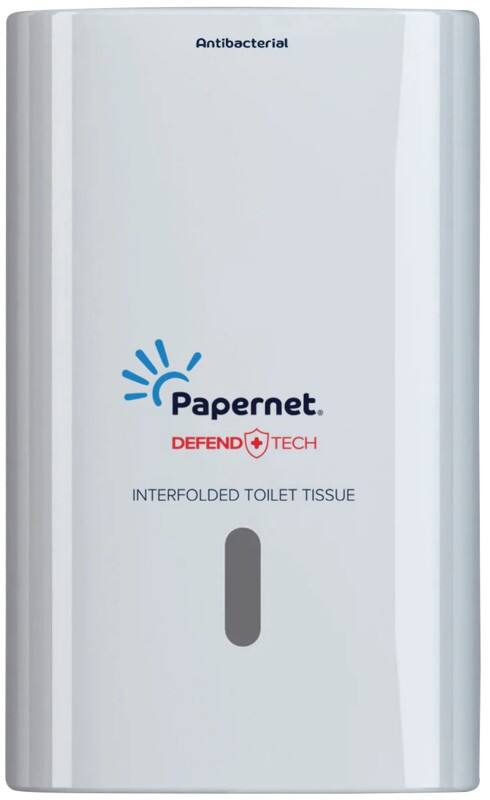 Papernet Defend Tech Interfolded Toiletpapierdispenser 416147 Wit
