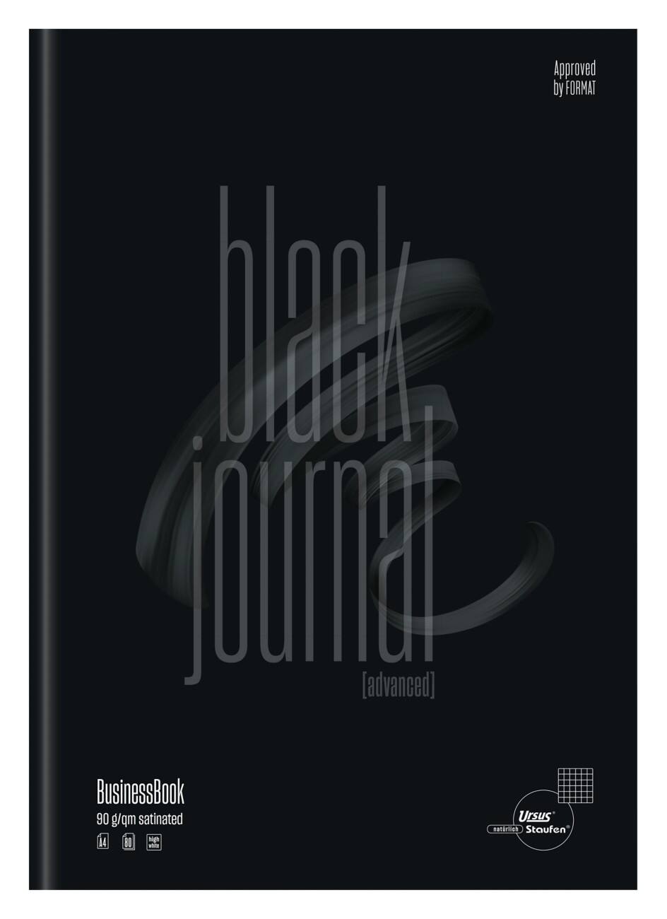 Advanced Kasboek A4 80 Vellen 90g/m² 5 mm Geruit Zwart Per dag