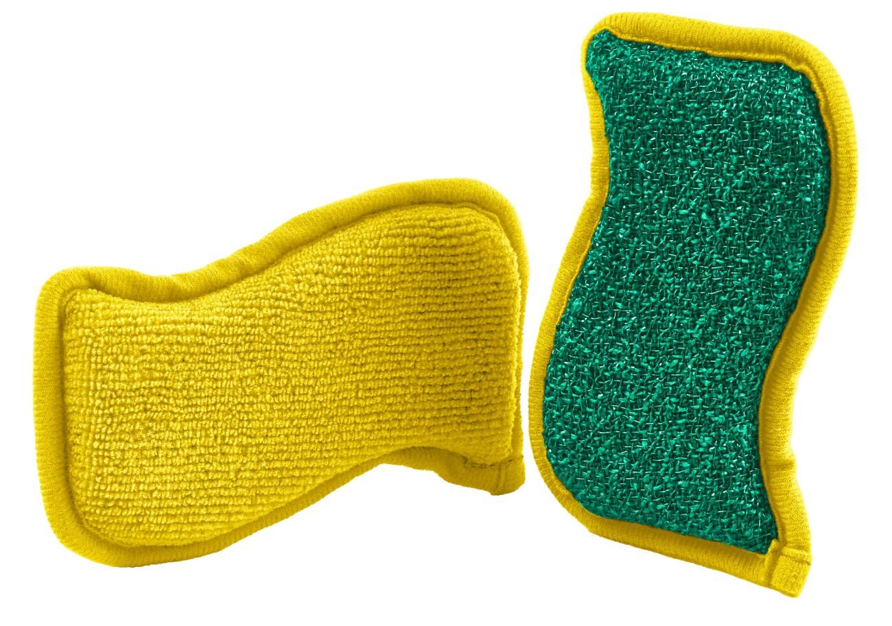 Spontex Flex & Wash Spons 9 x 5 x 16 cm Groen 2 Stuks