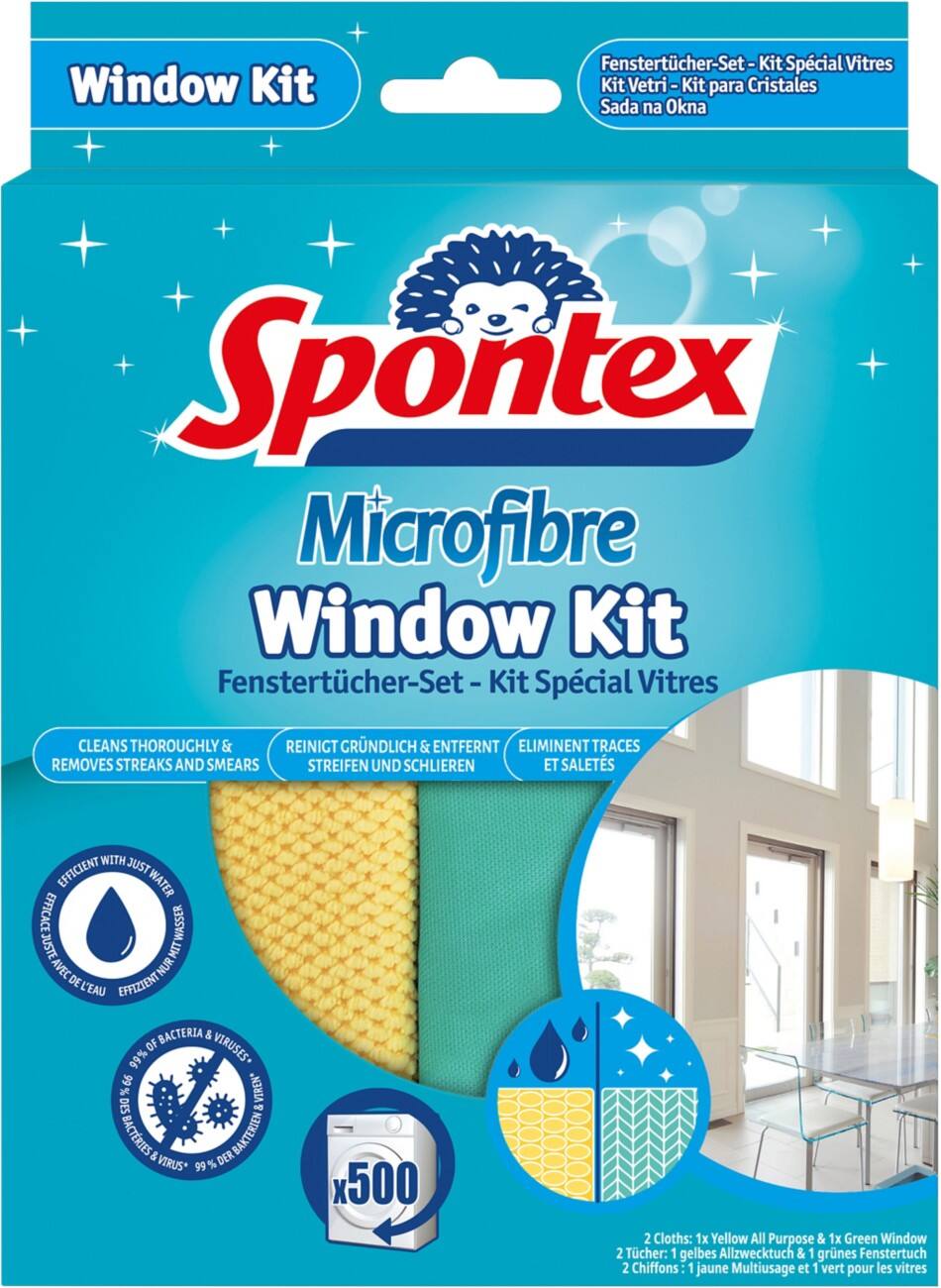 Spontex Schoonmaakdoek Geel, groen 2 Stuks
