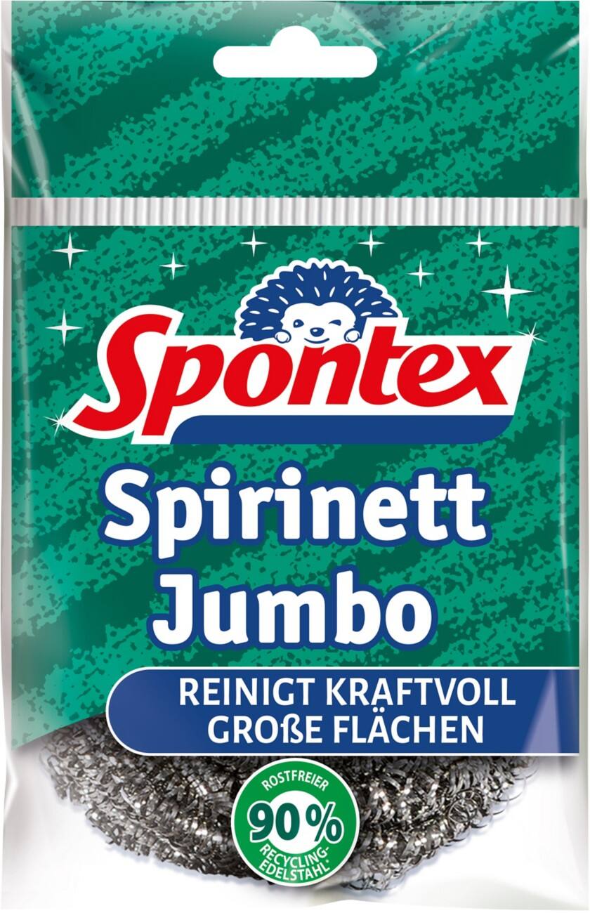 Spontex Jumbo Sprinett Pannenspons 2 x 2 x 6 cm Zilver