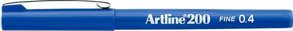 Artline Fineliner Viltstift Blauw 200
