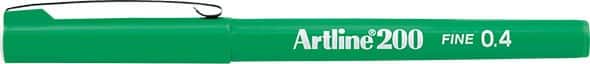 Artline Fineliner Viltstift Groen 200