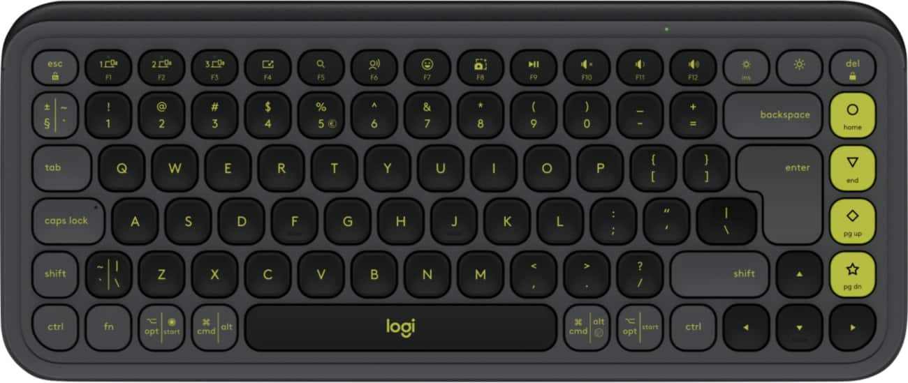 Logitech Pop Icon Keys Draadloos Toetsenbord QWERTY US zwart