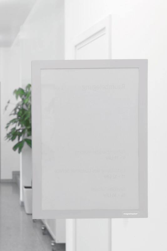 magnetoplan magnetofix A3 Displayframe Zelfklevend Zilver Klevend 1132032 20,5 (B) x 0,6 (D) x 75 (H) cm 2 Stuks