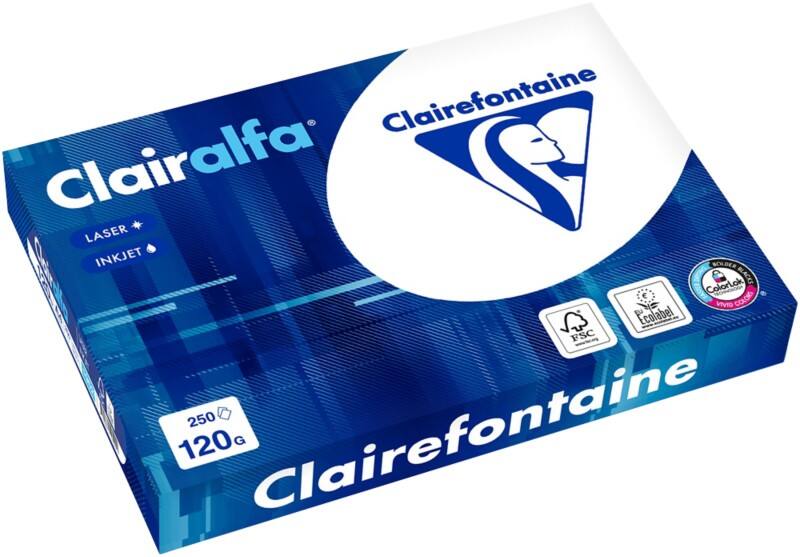 Clairefontaine Clairalfa A4 Kopieerpapier Wit 120 g/m² 250 Vellen