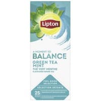 Lipton Balance Groene thee Mint 25 Stuks à 2 g