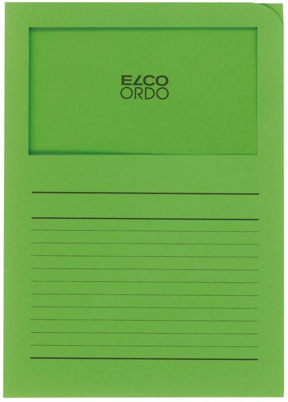 Elco Sorteermap A4 Groen Papier 10 Stuks