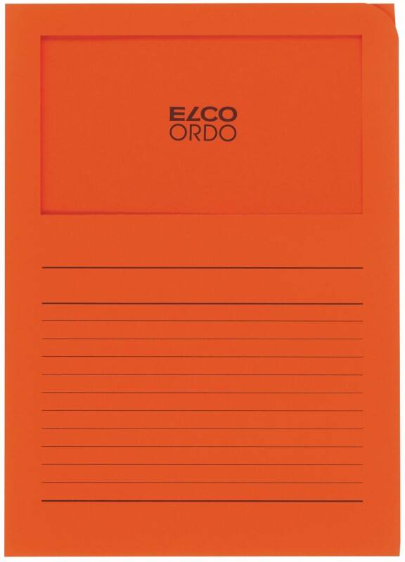 Elco Sorteermap A4 Oranje Papier 10 Stuks