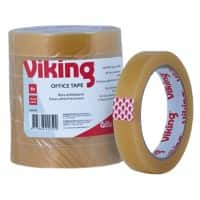 Viking Plakband Universal Transparant 18 mm (B) x 66 m (L) PP (Polypropeen) Hoog geluidsniveau 6 Rollen à 66 m