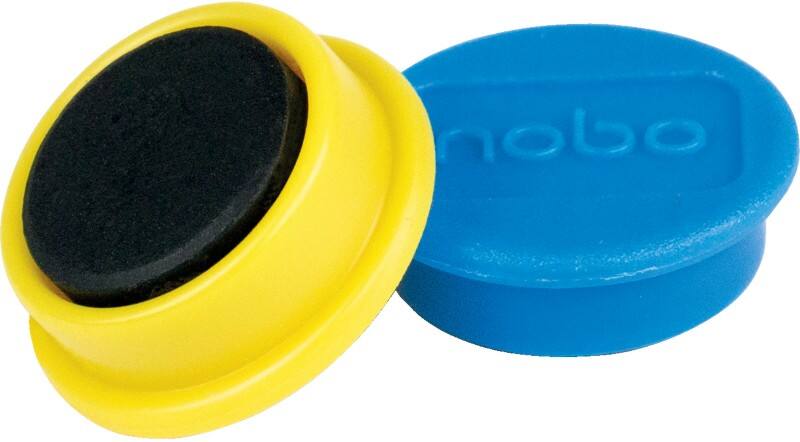 Nobo Whiteboard-magneten Multikleur 0.1 kg draagkracht 13 mm 10 Stuks