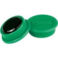 Nobo Whiteboard-magneten Groen 0.1 kg draagkracht 13 mm 10 Stuks