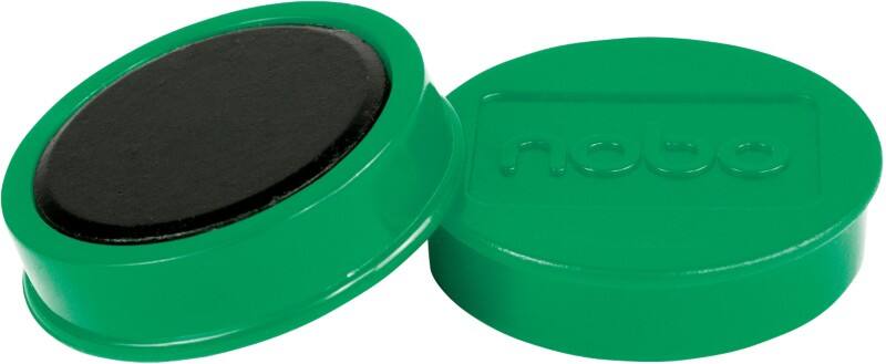 Nobo Whiteboard-magneten Groen 1.5 kg draagkracht 38 mm 10 Stuks