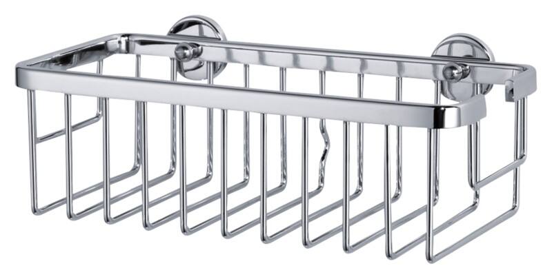 tesa Aluxx Zeephouder douche Aluminium, chroom 8,8 x 13 x 26,2 cm Zilver