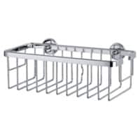 tesa Zeephouder douche Aluminium, chroom Zilver 8,8 x 13 x 26,2 cm