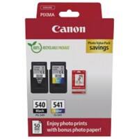 Canon PG-540/CL-541 Origineel Inktcartridge Zwart, Cyaan, Magenta, Geel 2 Stuks