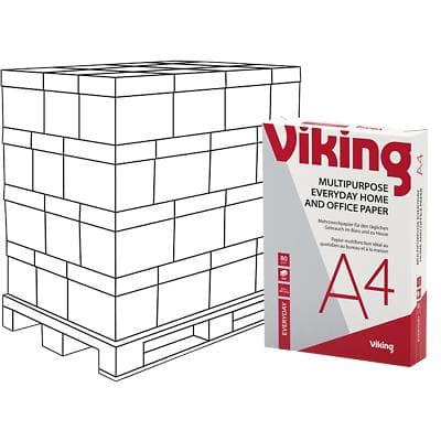 Viking Everyday A4 Kopieerpapier 80 g/m² Glad Wit 240 Pakken à 500 Vellen