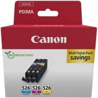 Canon CLI-526 Origineel Inktcartridge Cyaan, Magenta, Geel Multipak 3 Stuks