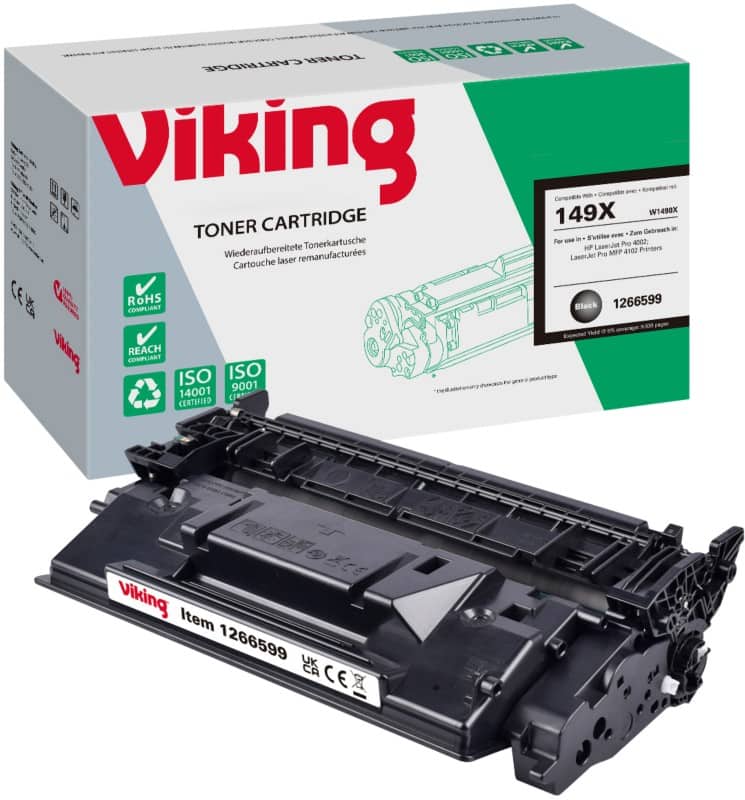 Viking 149X Compatibel HP Tonercartridge W1490X Zwart